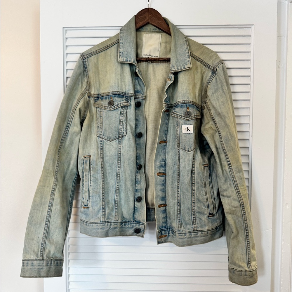 Calvin Klein Faded Blue Denim Jacket